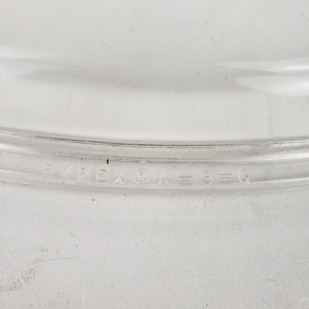 Pyrex clear glass